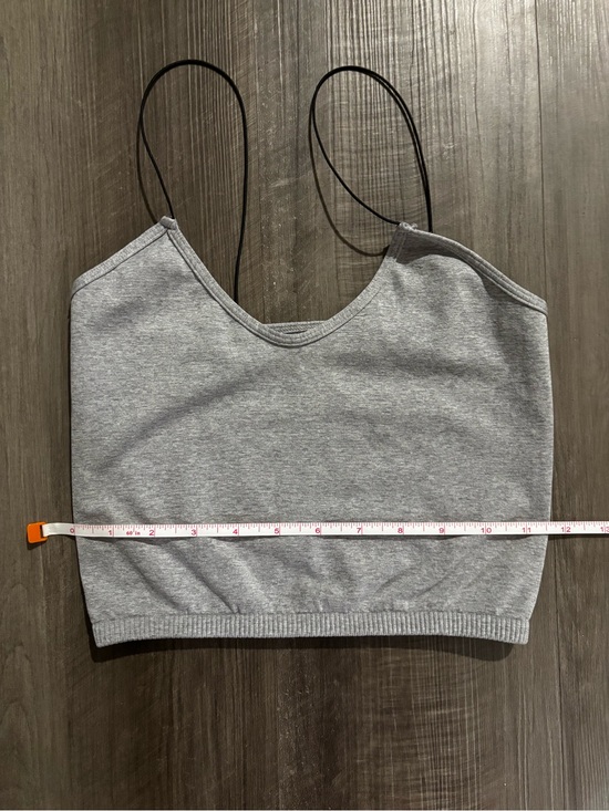 Free People Tops - Free People Grey Knit Cami with Black Straps